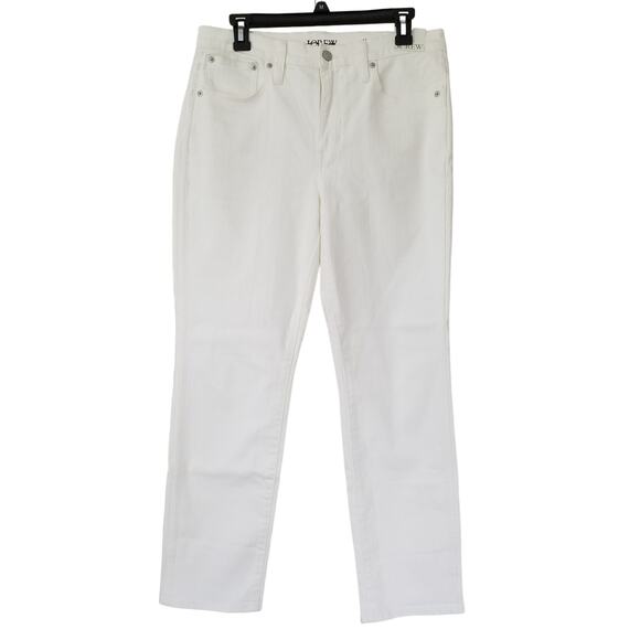 J. Crew Tall 10" Vintage Slim Straight Jeans‎ Size 30T White NWT $128 BP403 - Picture 1 of 7